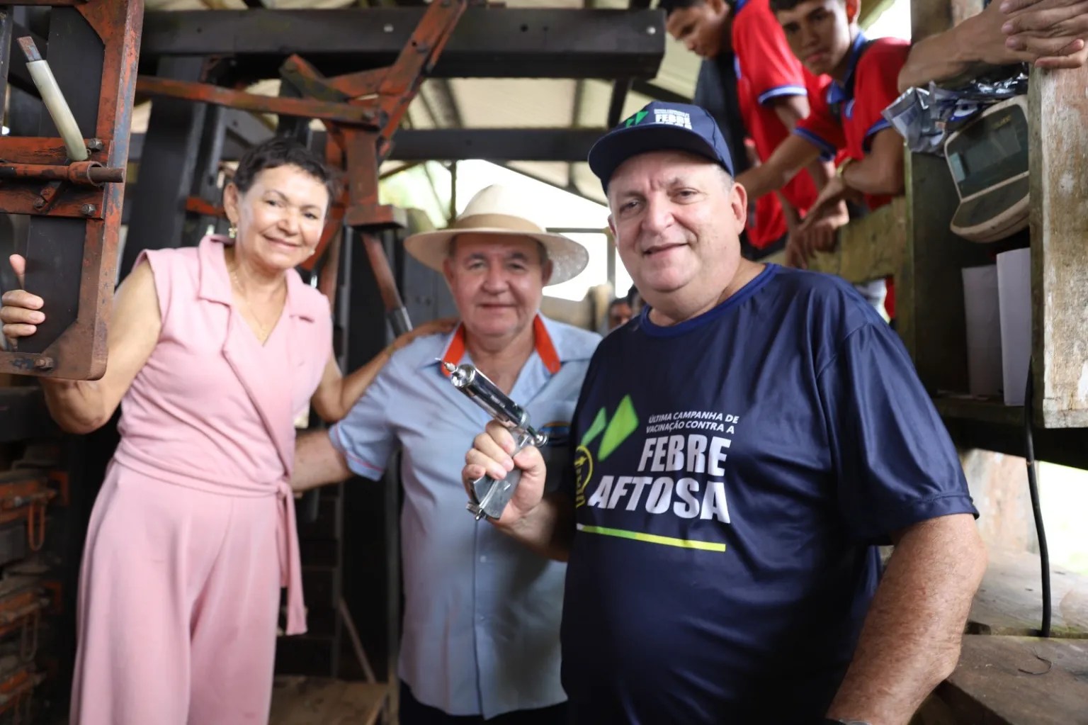 vacinação contra febre aftosa