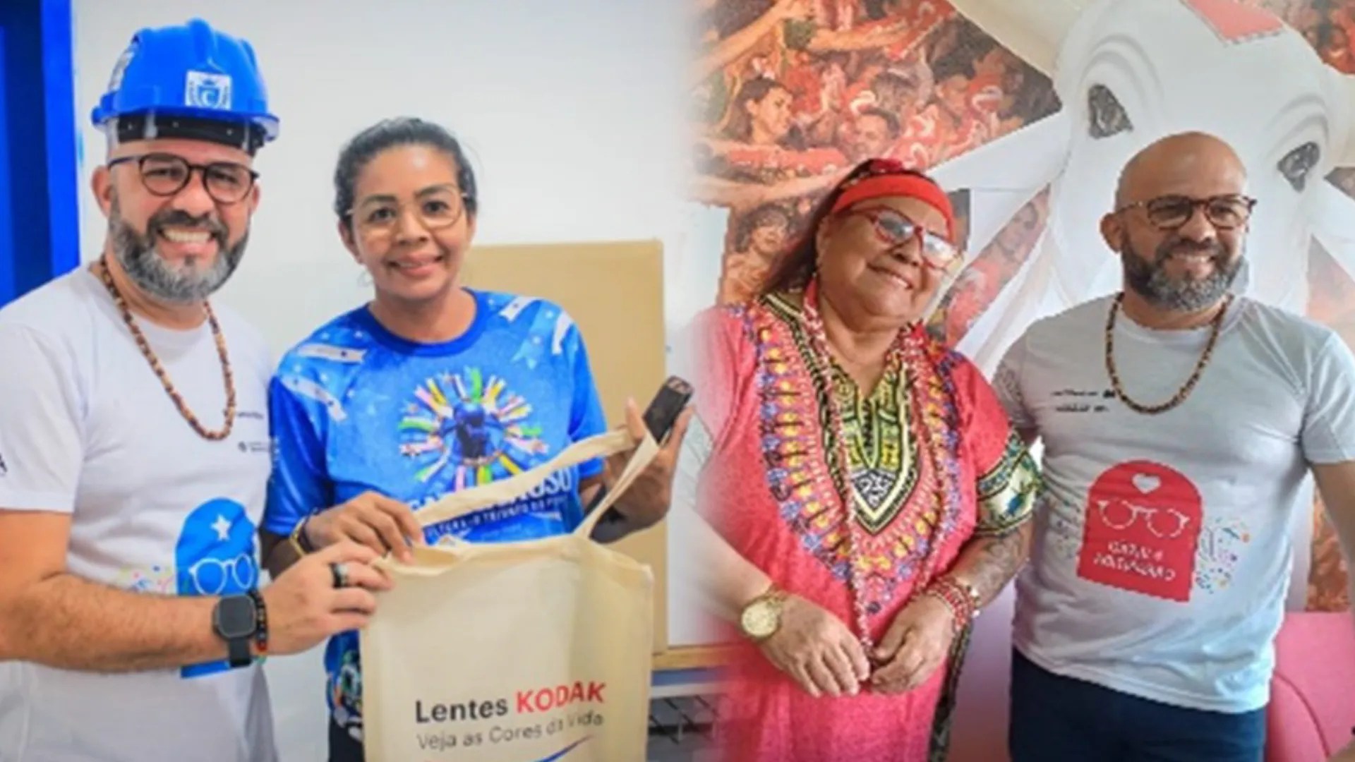 consultas oftalmológicas e doação de óculos