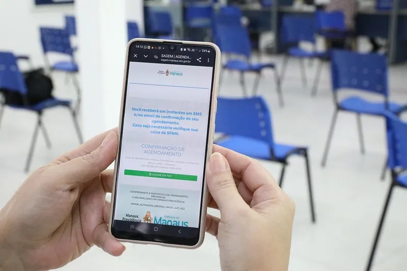 agendar atendimento pela internet