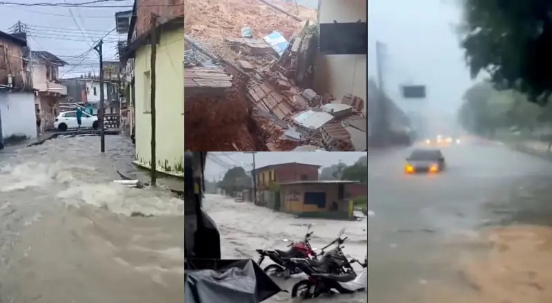 Na Zona Norte, o bairro Cidade de Deus apresentou um espetáculo assustador: devido à inclinação das ruas, a enxurrada ganhou velocidade e transformou as ladeiras em verdadeiras cachoeiras urbanas, arrastando entulhos e colocando em risco a fundação das casas. O bairro Lago Azul registrou o maior índice pluviométrico da jornada, alcançando impressionantes 111,2 milímetros em poucas horas, seguido de perto pela Compensa com 84,2 milímetros.