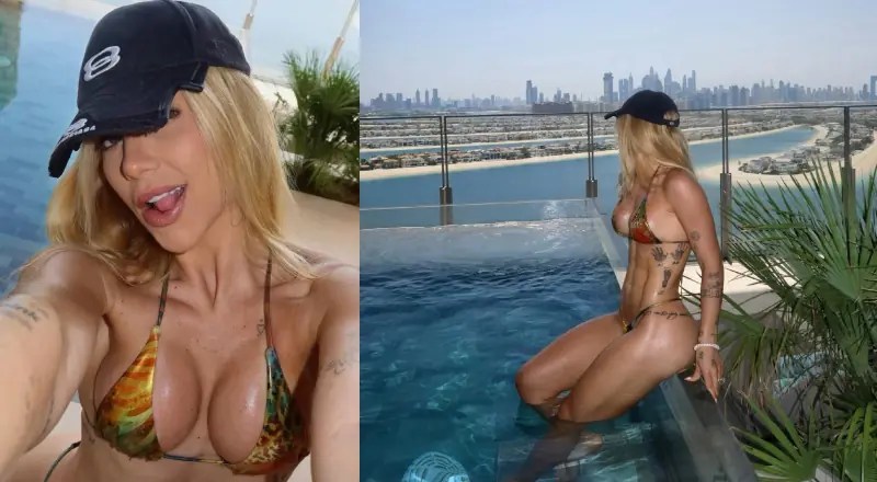 Virginia posta novas fotos em Dubai e deixa Vini Jr com saudades; veja