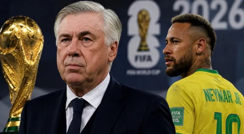 Ancelotti fala sobre convocar Neymar para a Copa