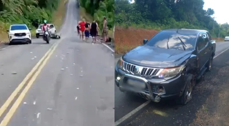 Motoqueiro tem perna arrancada em grave acidente