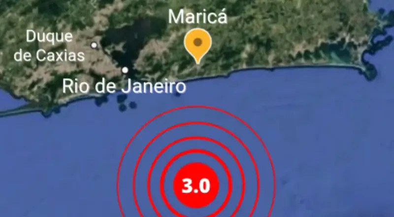 Tremor de terra de magnitude 3,0