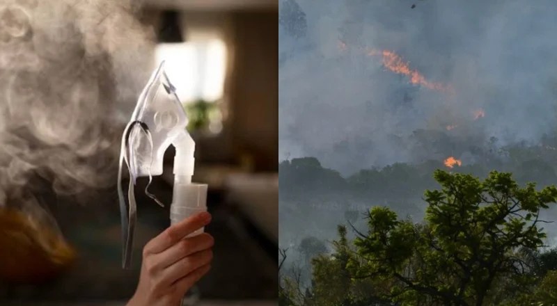Calor, fumaça e baixa umidade aumentam riscos respiratórios