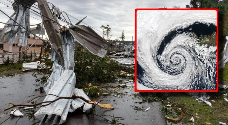 Ciclone pode provocar tempestades