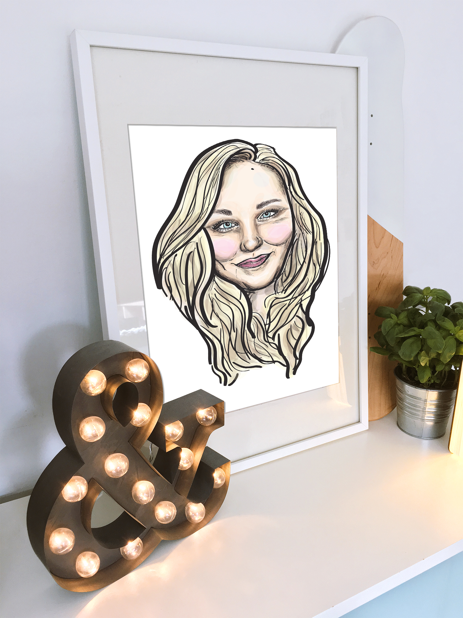 Digital Portrait - Adobe Illustrator & Tablet