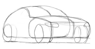 смотреть как нарисовать машину