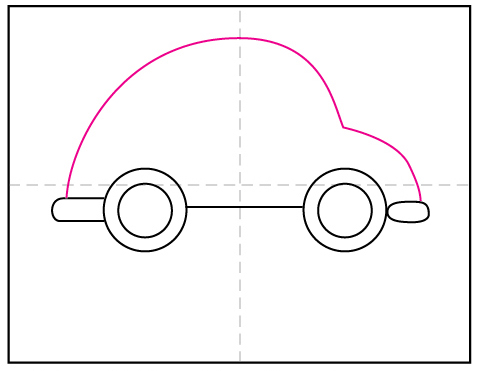смотреть как нарисовать машину
