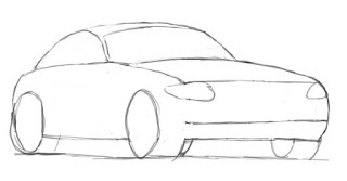 смотреть как нарисовать машину