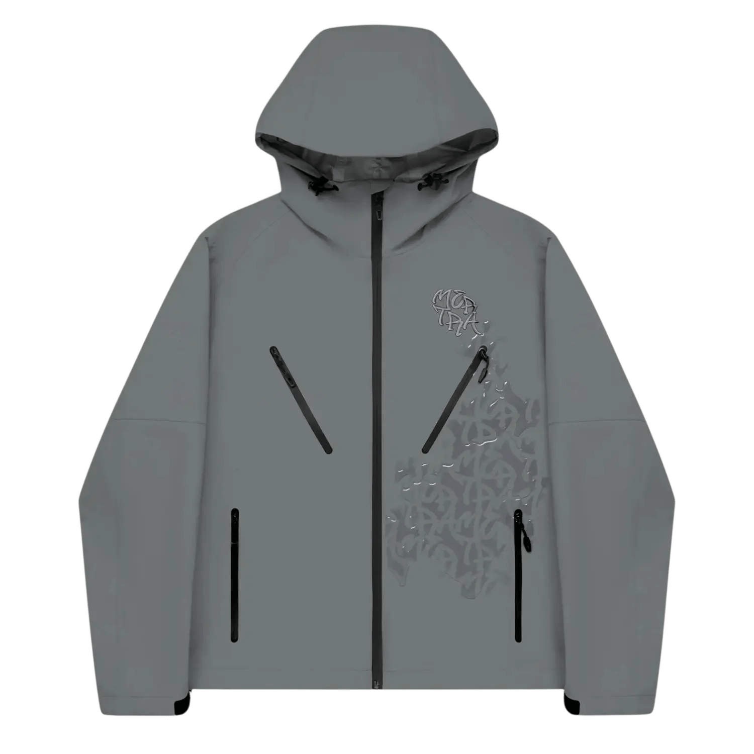 Mertra Monogram Shell Jacket Slate