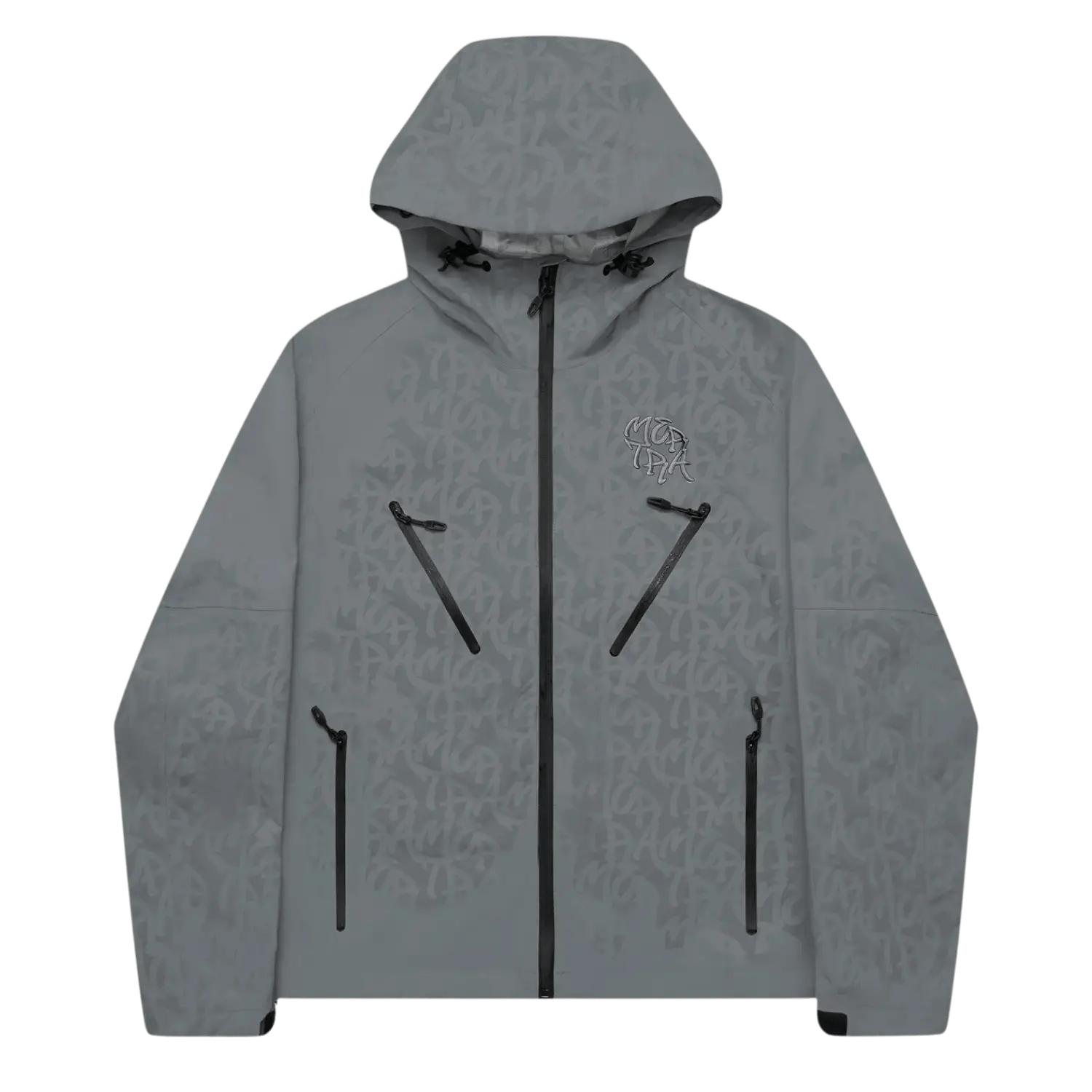 Mertra Monogram Shell Jacket Slate