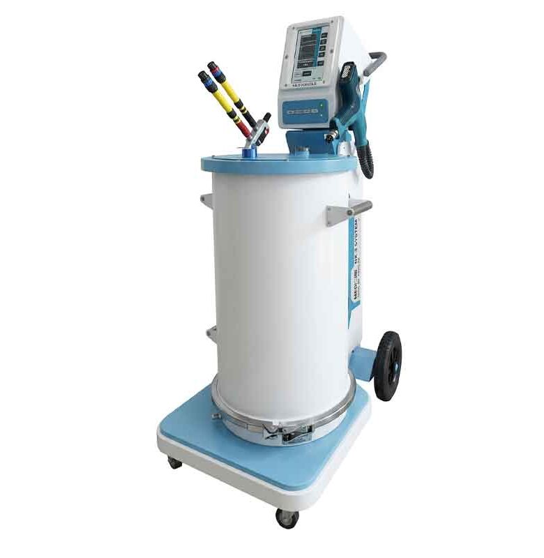Industrial Hopper-Feed Powder Coating Spraying Machine