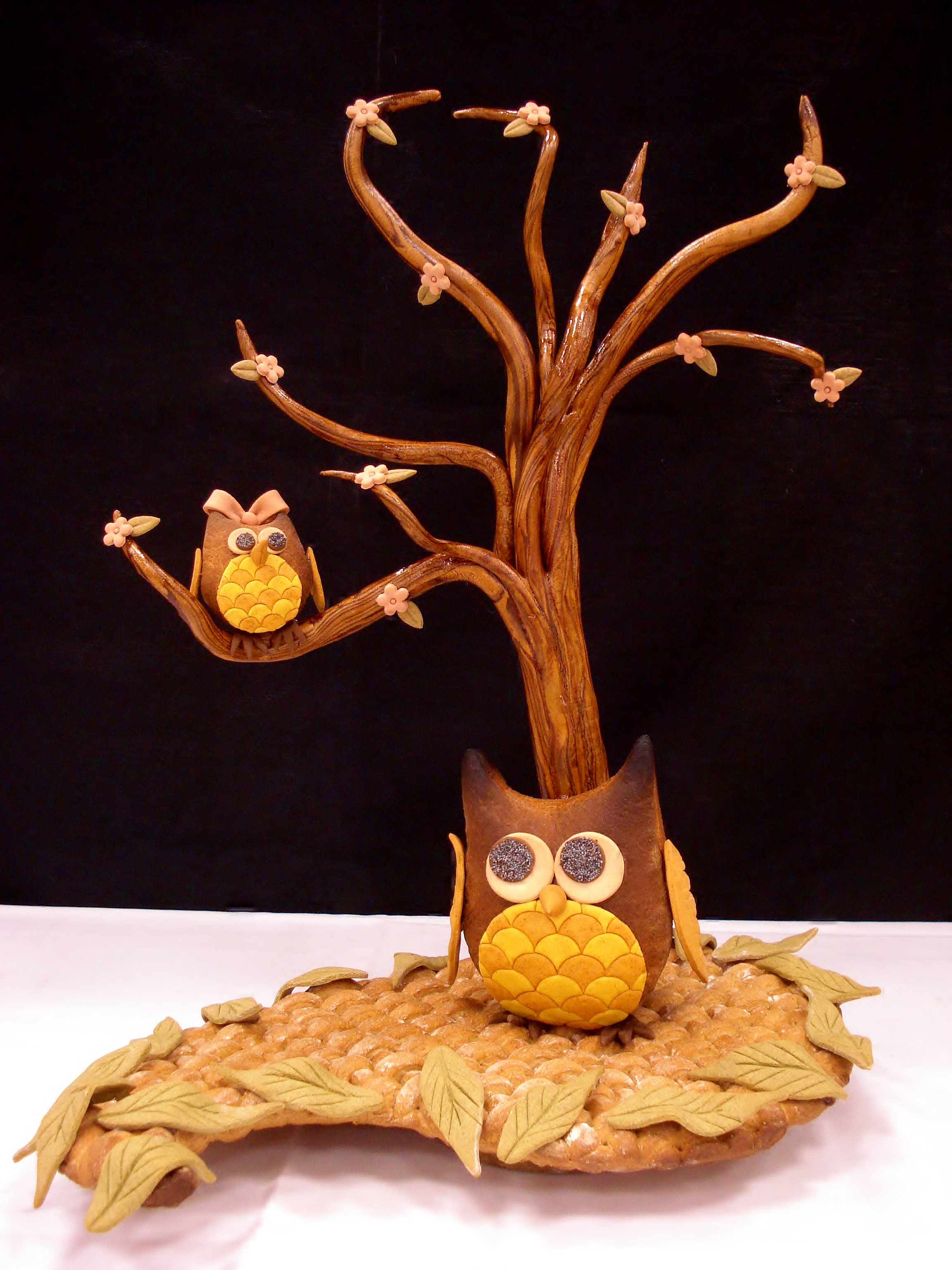 Owl Bread Sculpture