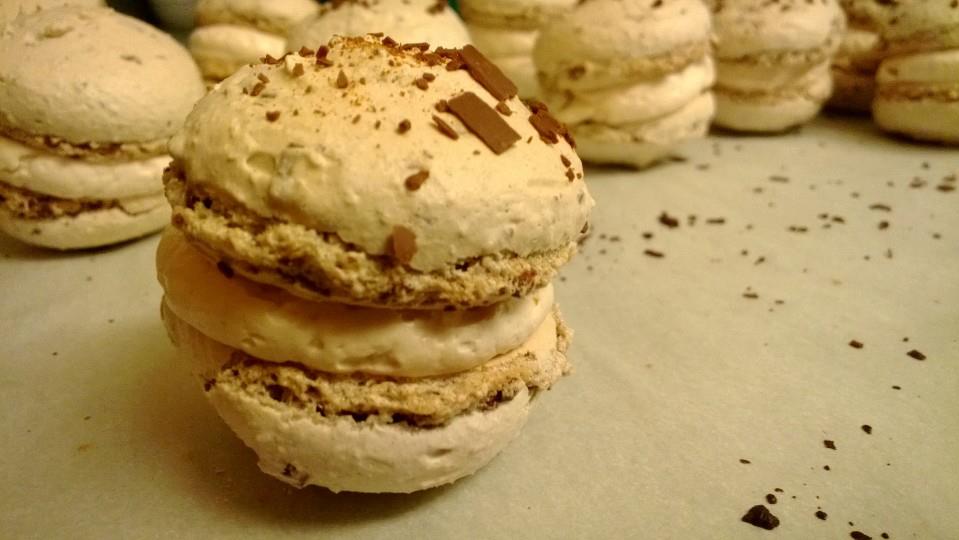 Caramel Hot Chocolate Macaron