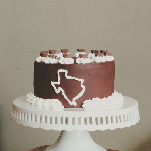 Texas Peanut Butter Chocolate Cake