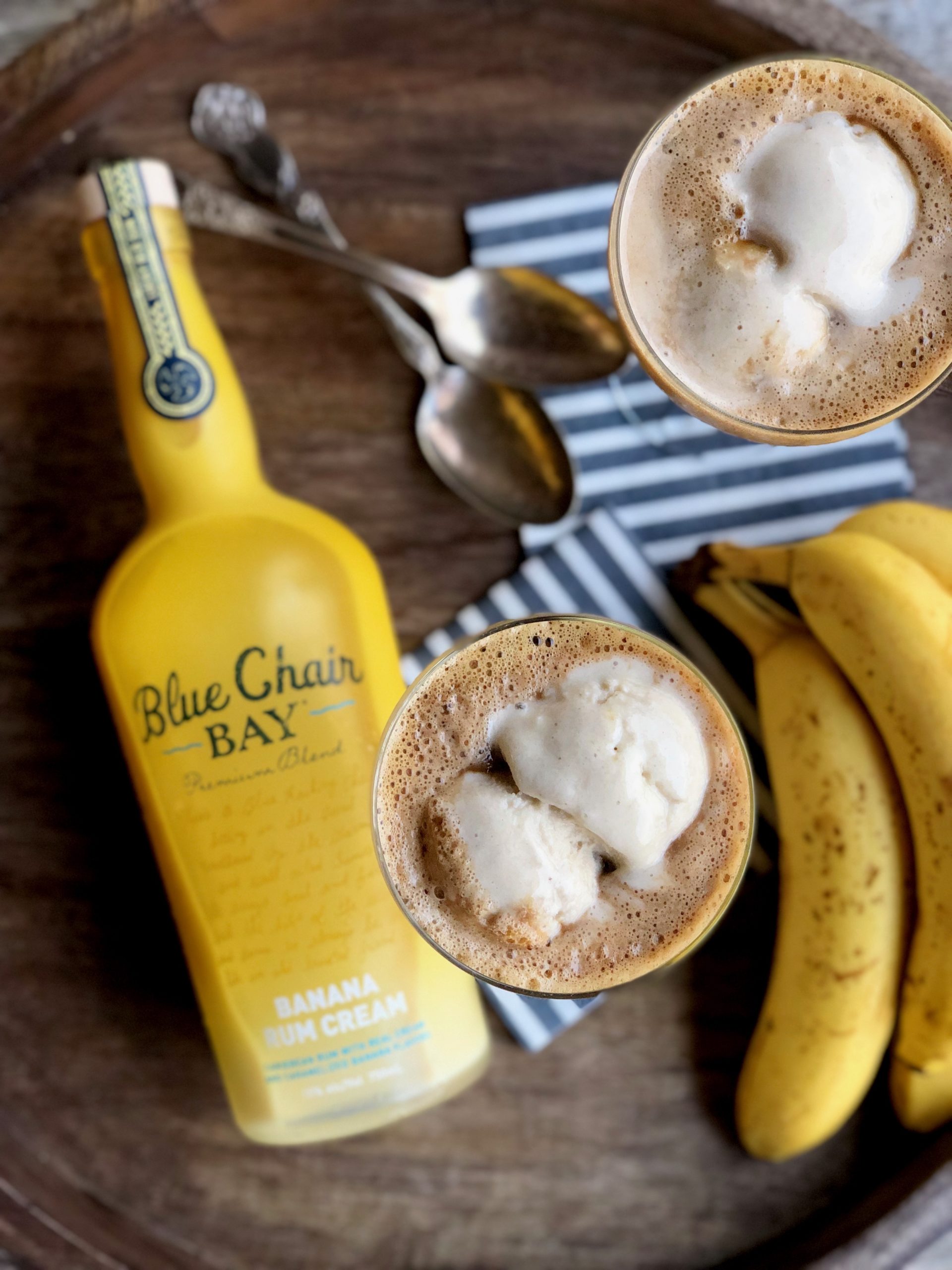 Banana Rum Cream Affogato Mandy Tanner