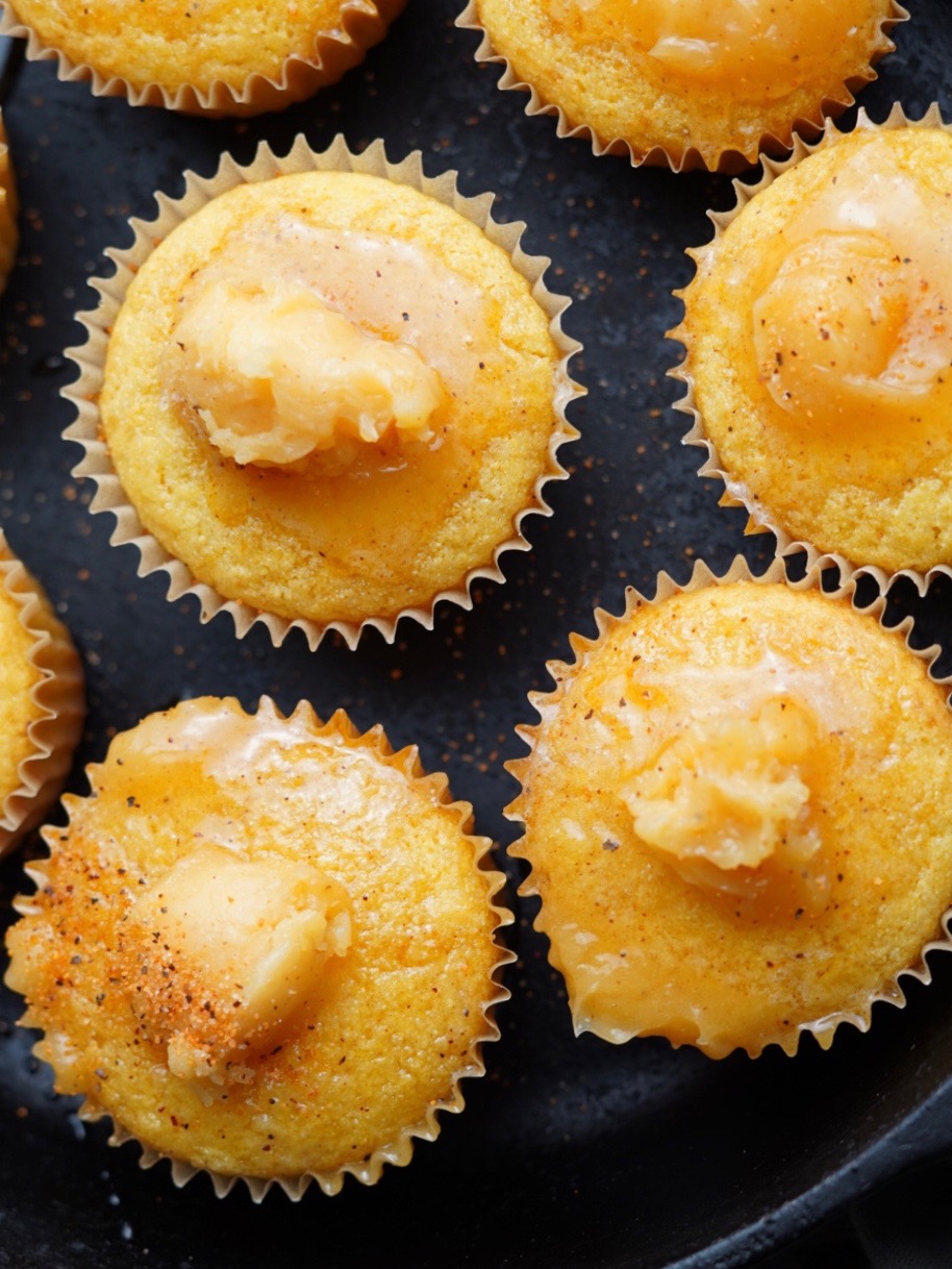 Honey Cornbread with Honey Hog Honey Butter