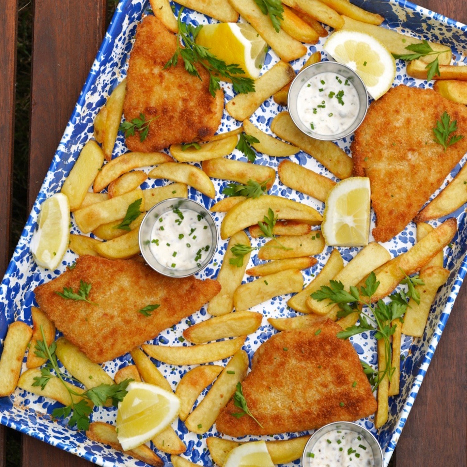 Gorton’s Fish and Chips with Lemon Remoulade