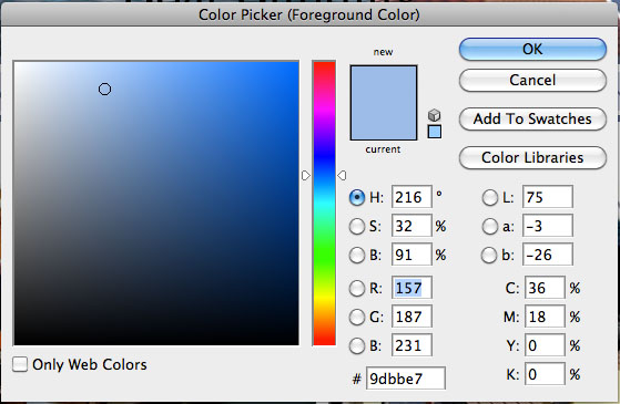 Colour code light blue