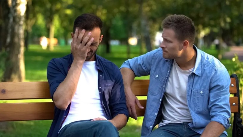 man whose friend needs constant reassurance