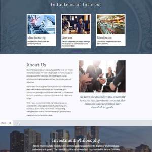 Single Landing Page Responsive Website