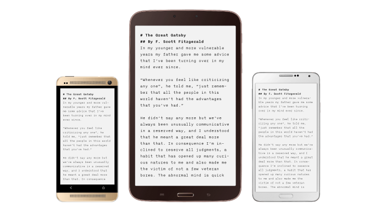 iA Witer App Debuts on Android
