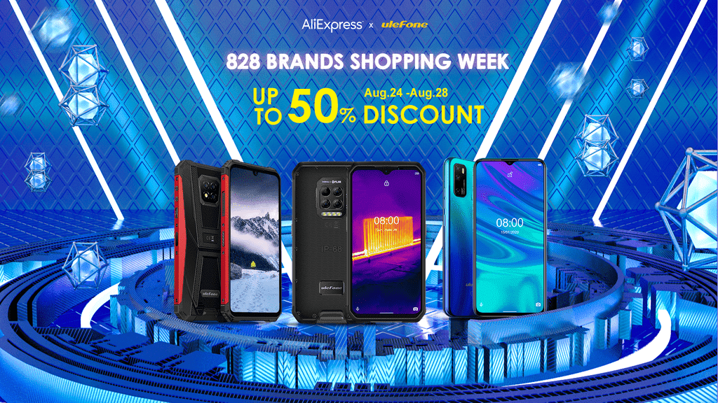 Ulefone mid-year sales on Aliexpress with discounts up to 50%