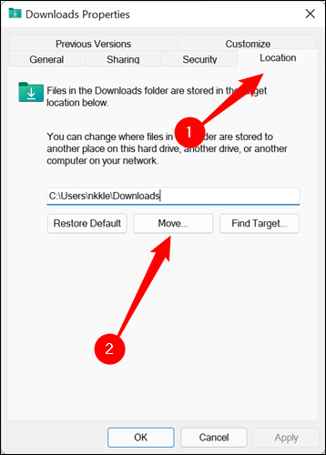 How To Change Windows’ Default Download Path? 2 d2