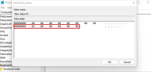 How to Disable a Key on Keyboard 13 enter five pair of zeroes