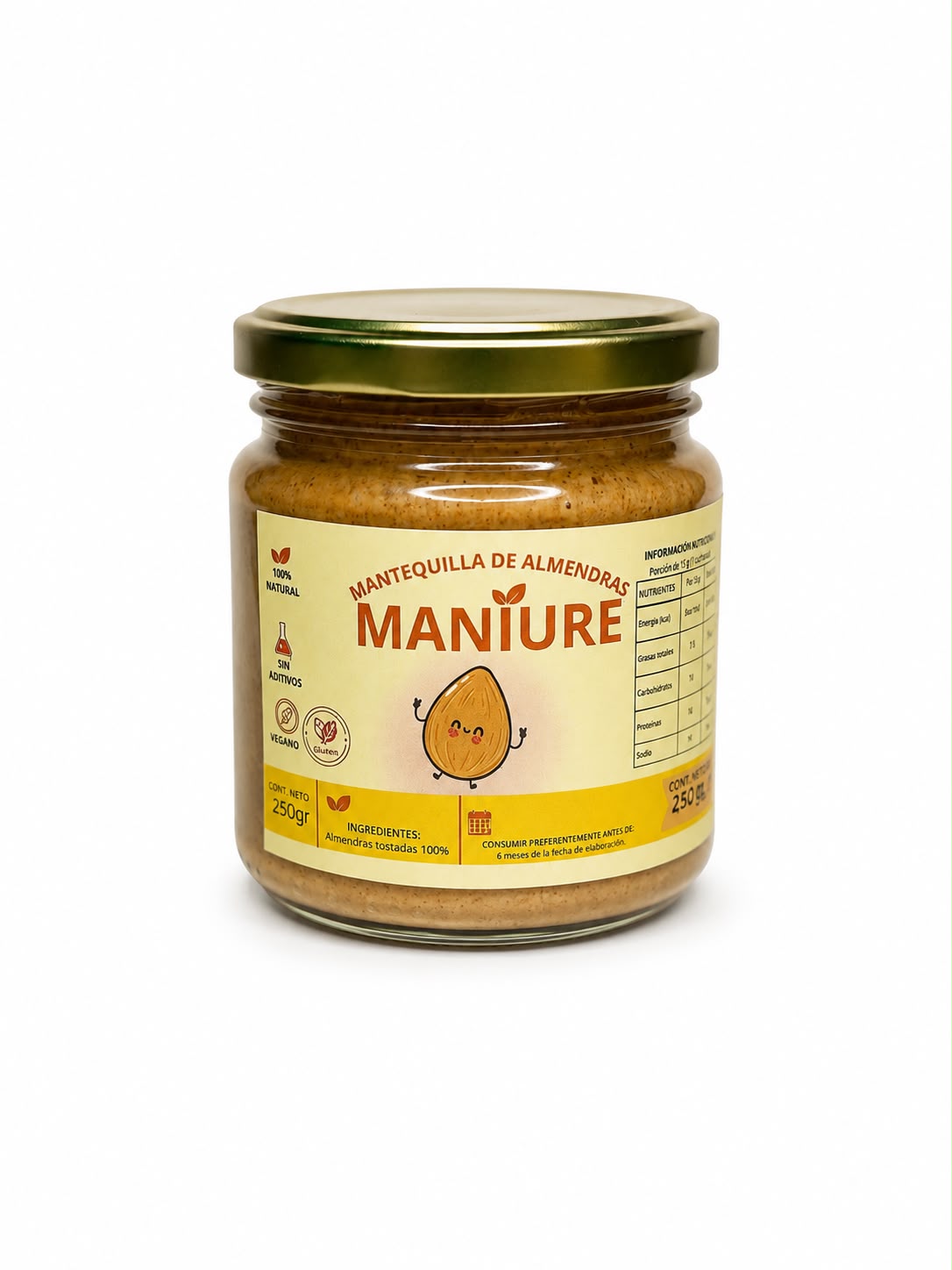 Mantequillas de almendra 250gr