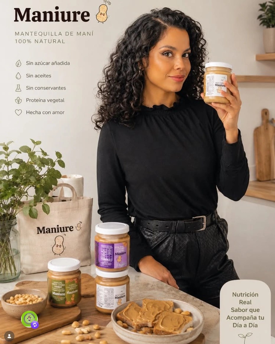 Maniure — mantequilla de maní 100% natural hecha en Concepción