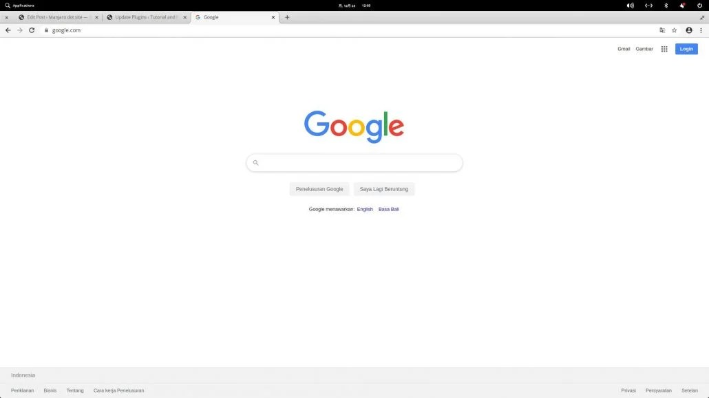 googlechrome Manjaro dot site