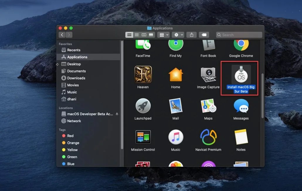 installmacosbigsurbeta Manjaro dot site