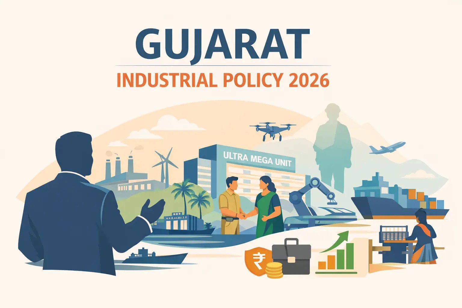 Gujarat Industrial Policy 2026 – Investment & Employment Boost