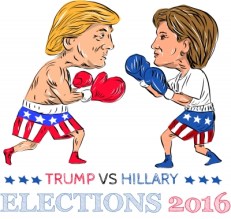 “Trump Vs Hillary 2016 Election Boxing”