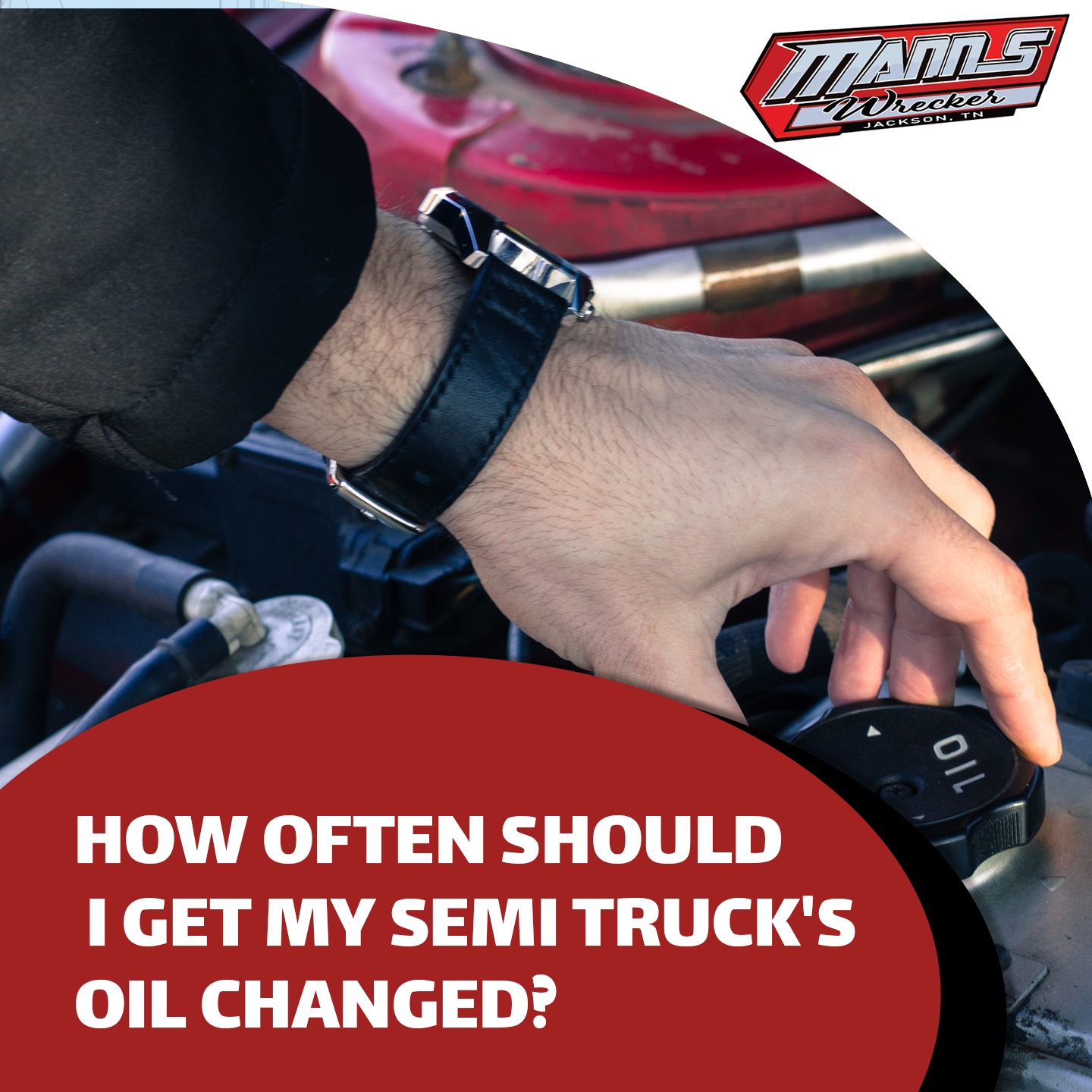Semi Truck Oil Changed