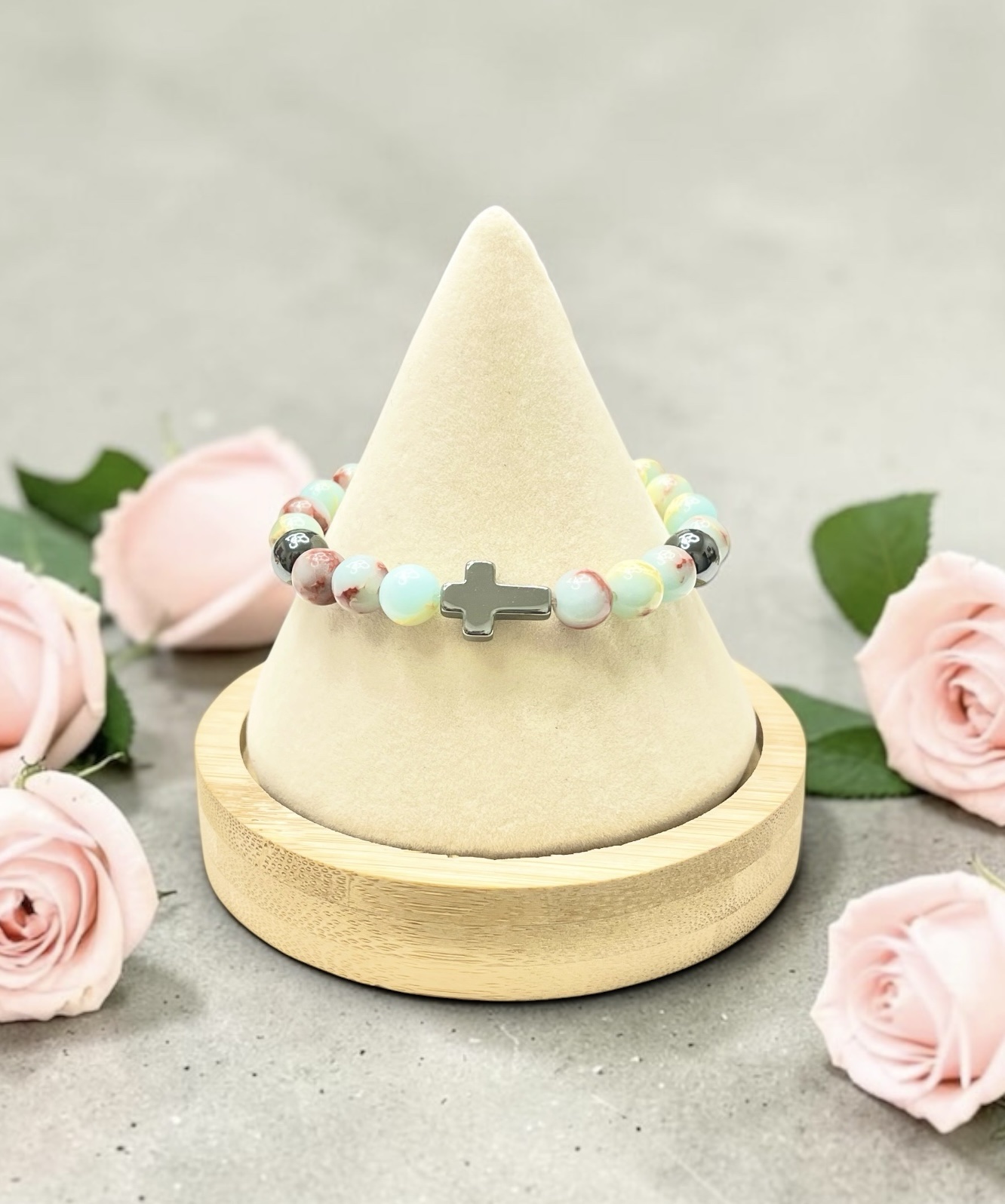 Teal Dream Stone Bracelet