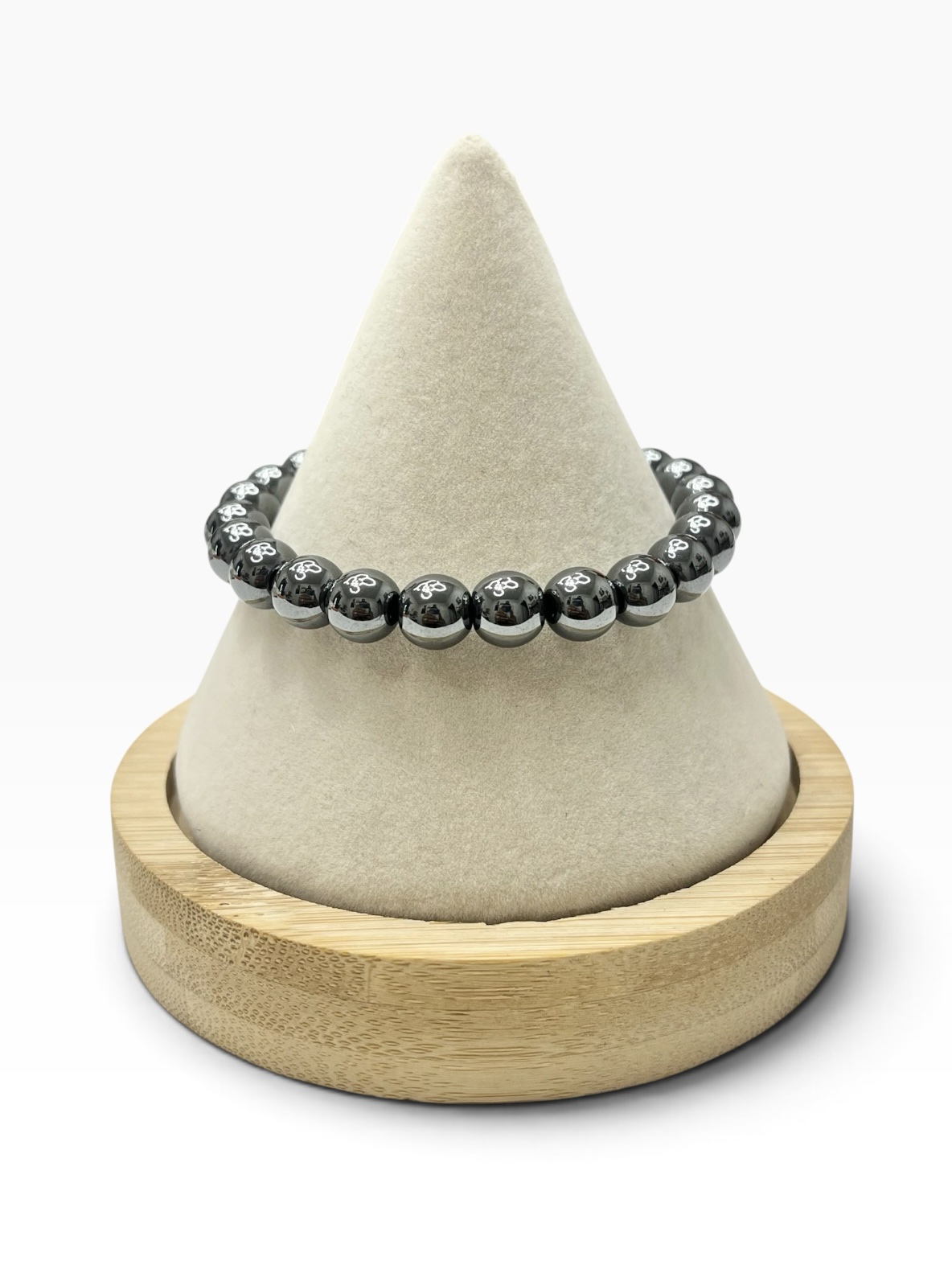 Hematite Natural Stone Beaded Bracelet