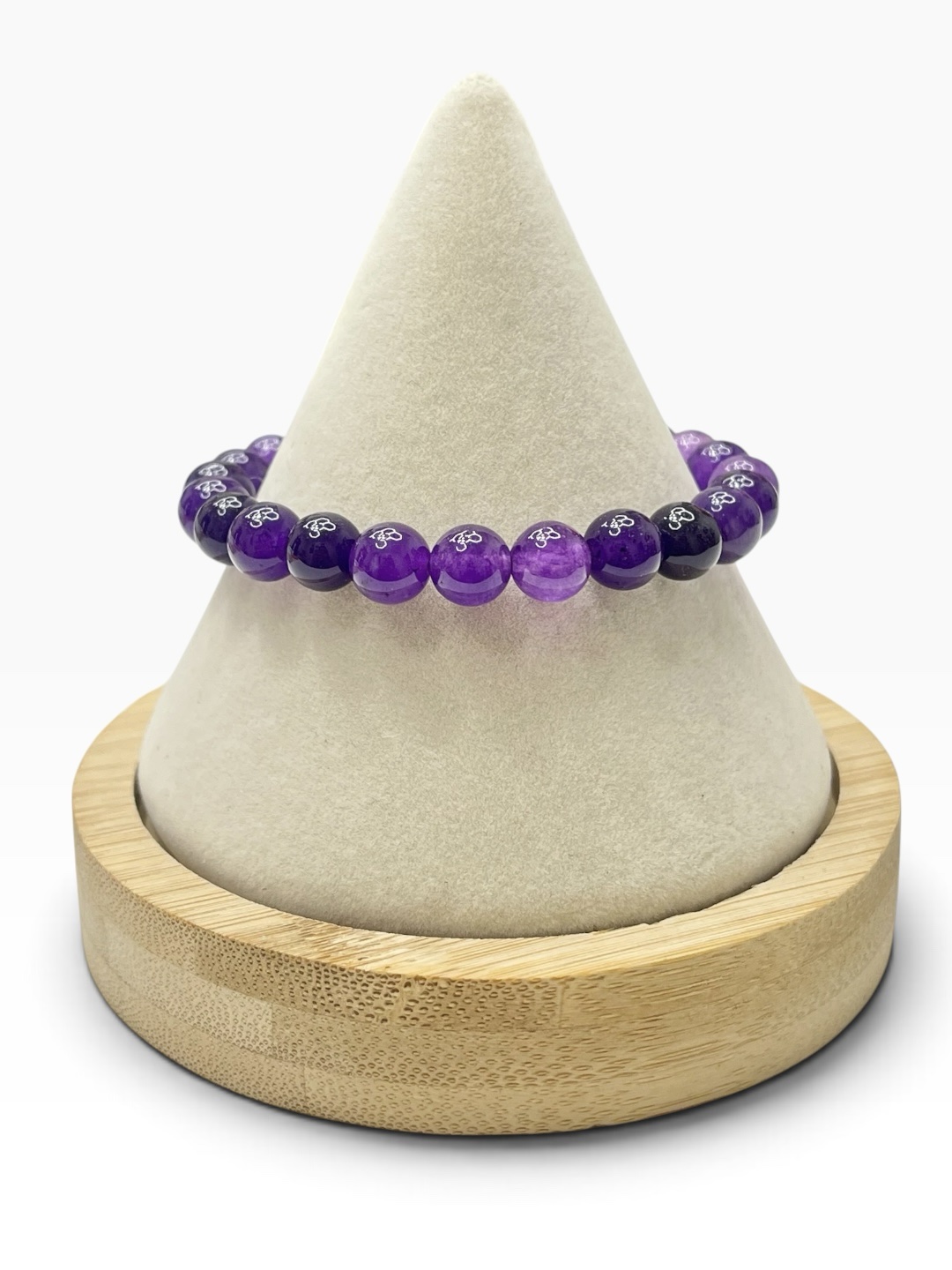 Amethyst Natural Stone Beaded Bracelet