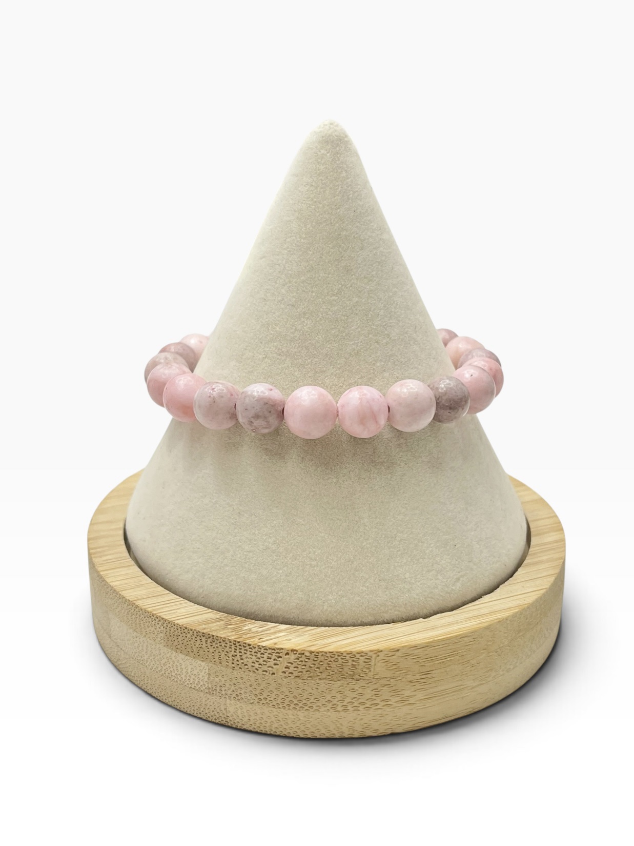 Pink Zebra Jasper Natural Stones Bracelet