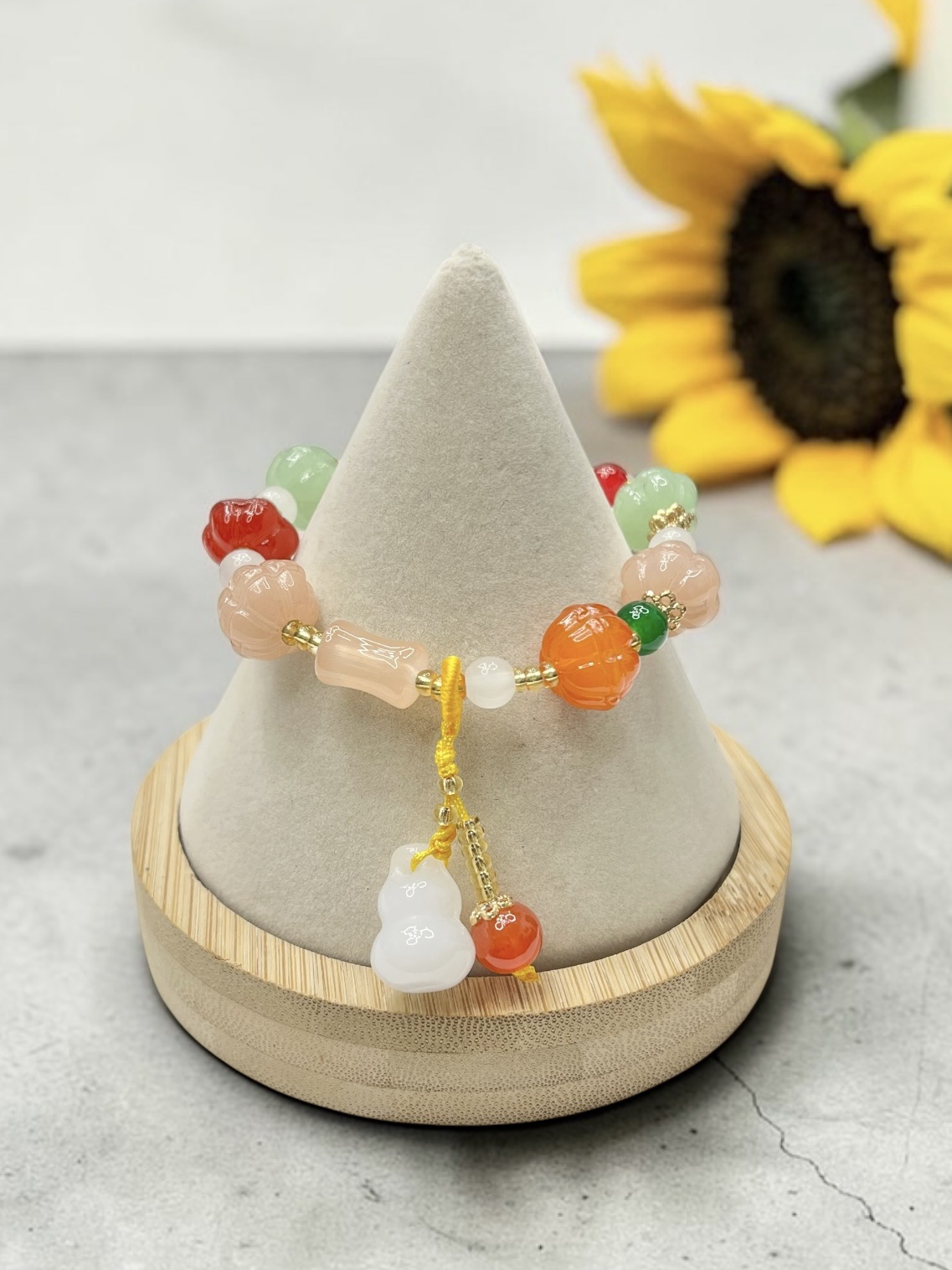 Pumpkin Spice Charm Bracelet