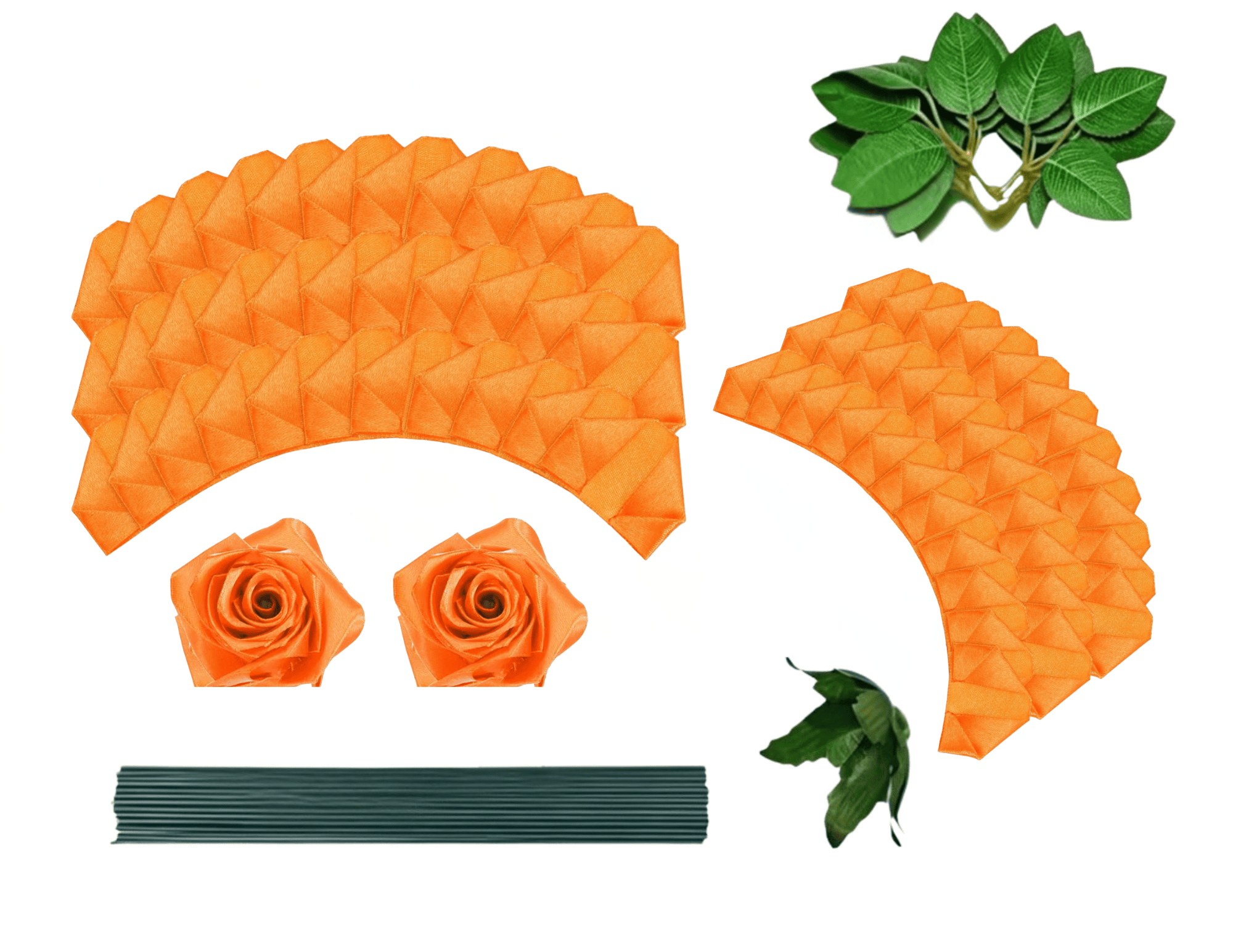 Ribbon Roses Kit- Orange