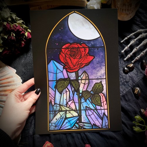 La Rose. Impression A4. – Image 3