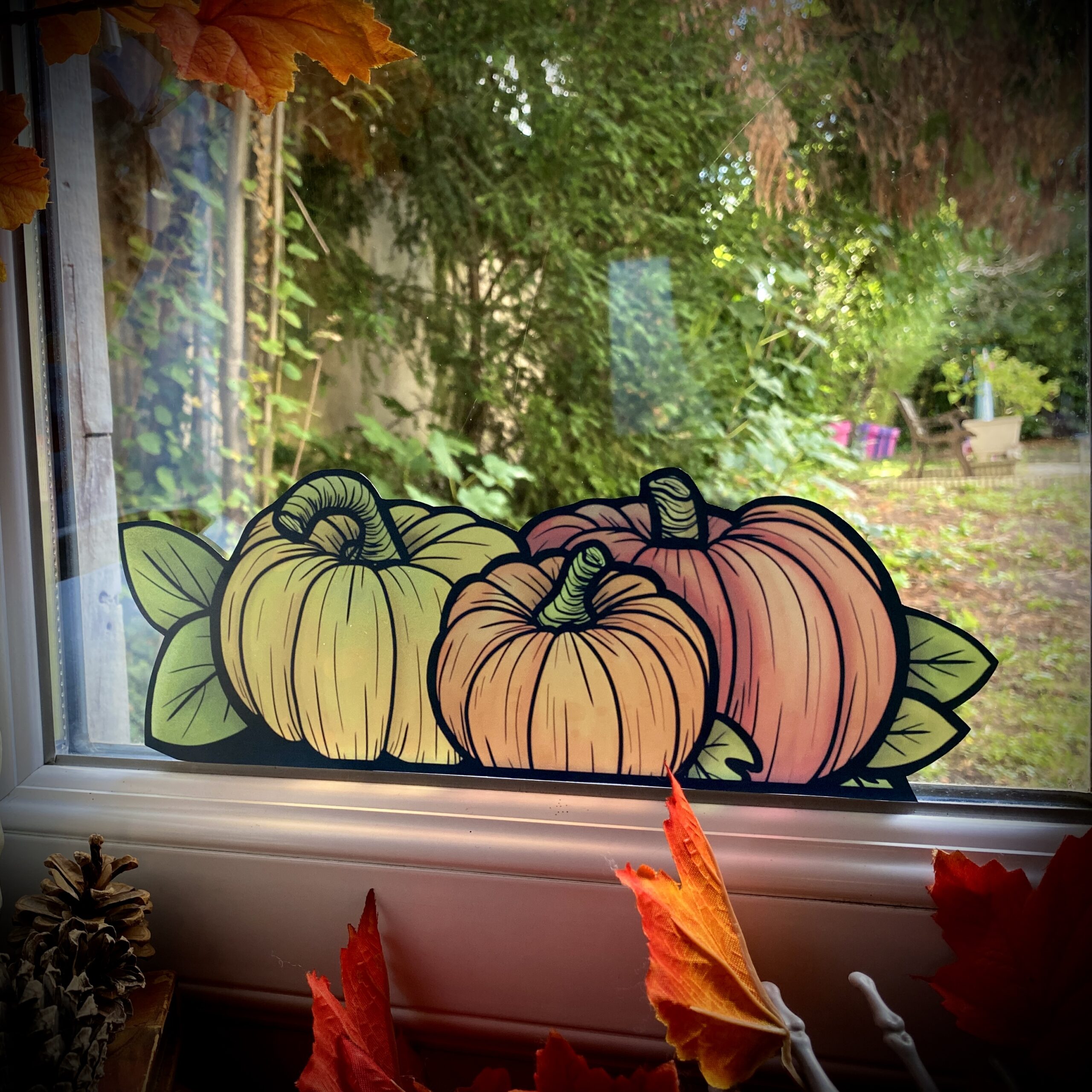 La dévoreuse de citrouilles. Stickers repositionnables. A4 à découper. – Image 8