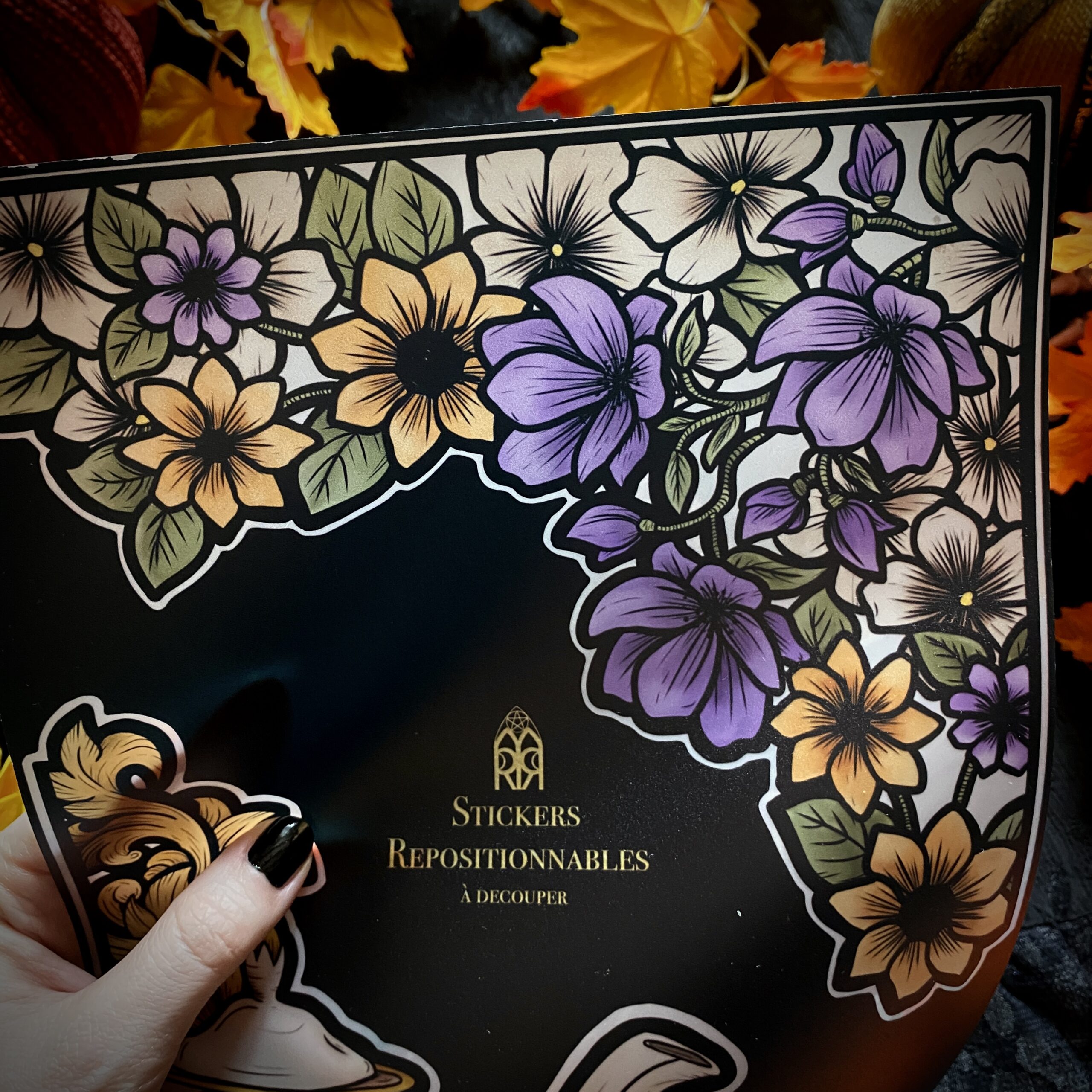 L'heure du Thé. Stickers repositionnables. A4 à découper – Image 6