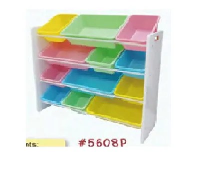 MDF Shelf storage Bins-Pastel
