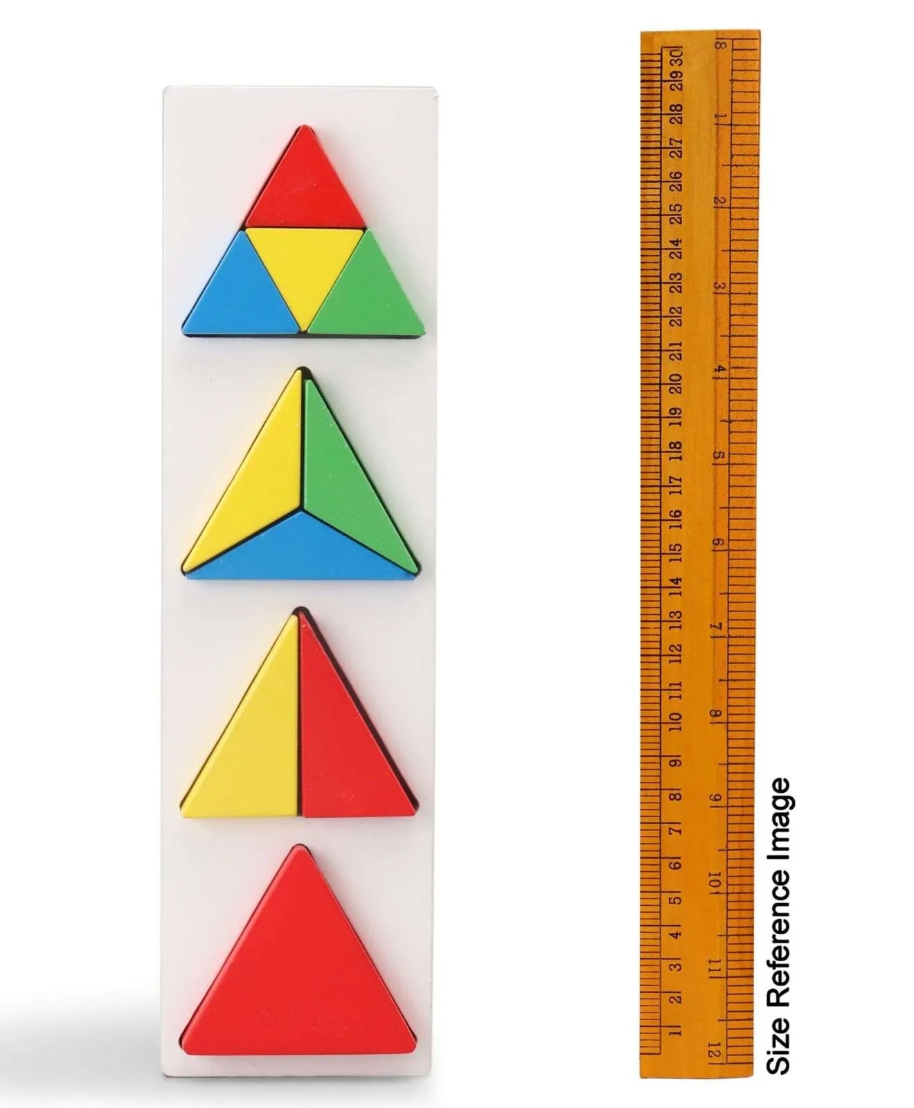 Alternative view of Age 3+ Little Genius Fraction-a-Triangle