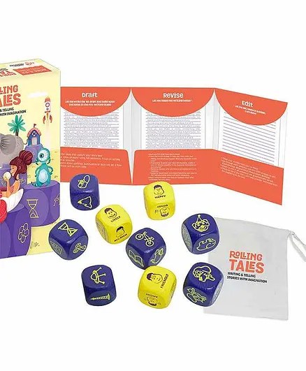 Chalk and Chuckles Rolling Tales Story Telling Game