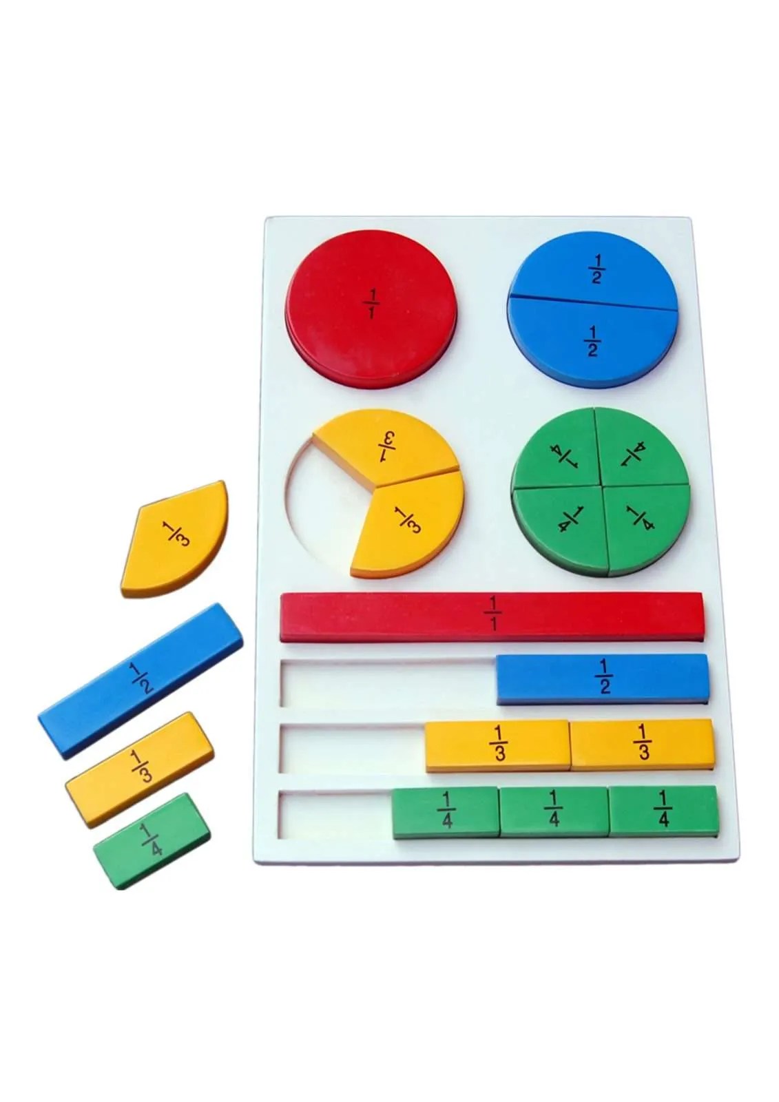 Age 3+ Little Genius Wood Fraction Board